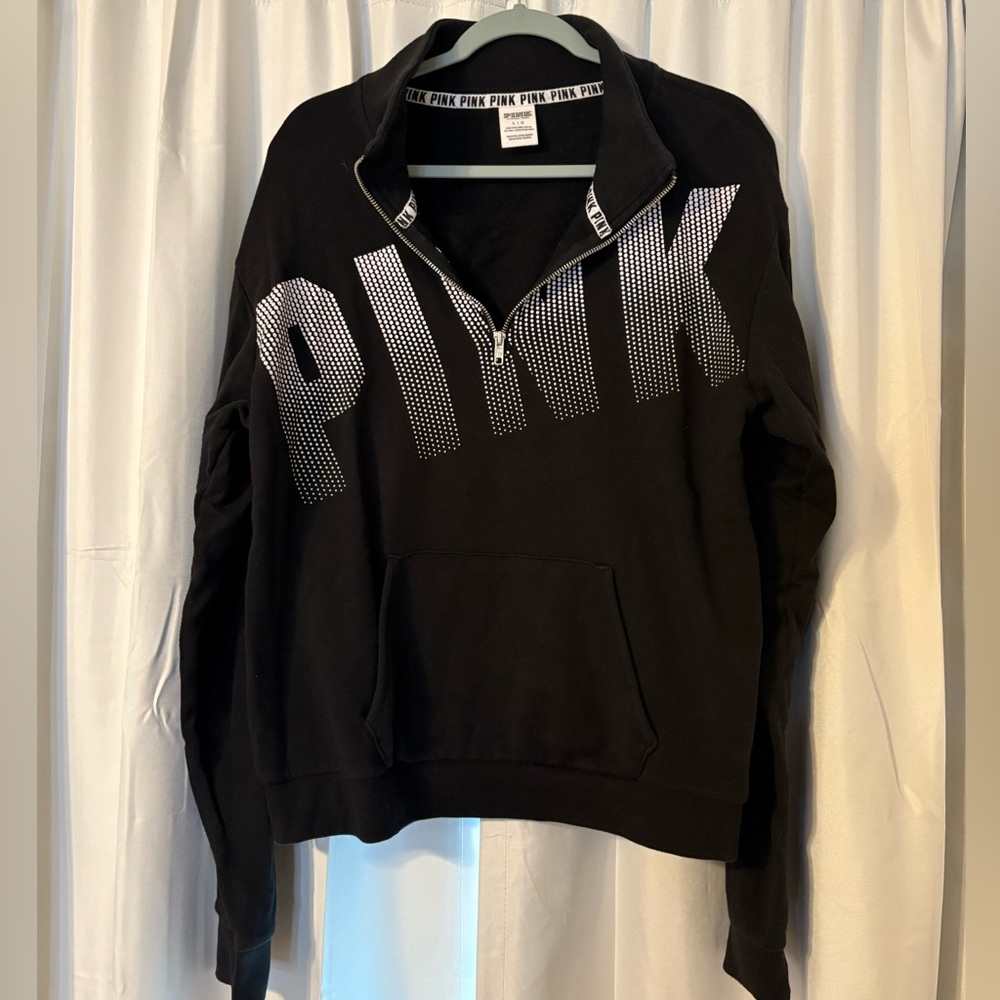PINK Victoria's Secret Black Cowl Neck Sweater